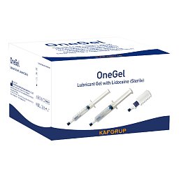 Obrázek pro produkt OneGel lubrikační gel s lidokainem 11 ml, a 25 ks