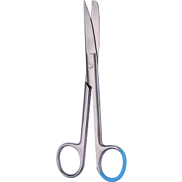 Obrázek pro produkt Chirurgické nůžky špičaté/tupé, zahnuté, 145 mm