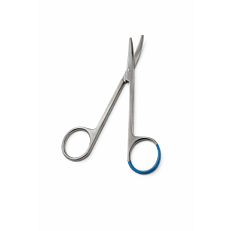 Obrázek pro produkt Nůžky preparační, zahnuté, 115 mm, 25 ks
